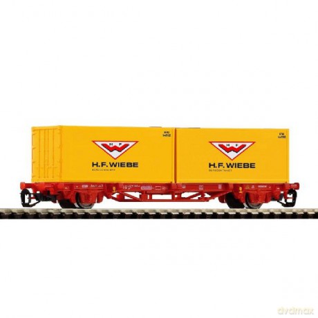 PIKO Wagon Platforma Lgs579 z konteneram 47708 [ZABAWKA]