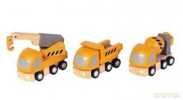 PLAN TOYS Maszyny do budowy dróg 60470 [ZABAWKA]