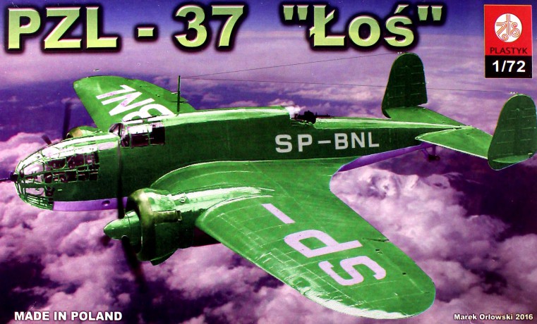 PLASTYK PZL37 Łoś S-001 [MODELARSTWO]