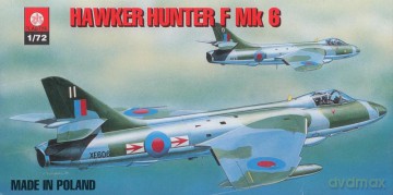 PLASTYK Hawker Hunter F Mk 6 S-007 [MODELARSTWO]