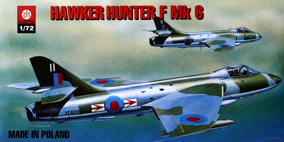 PLASTYK Hawker Hunter F Mk 6 S-007 [MODELARSTWO]