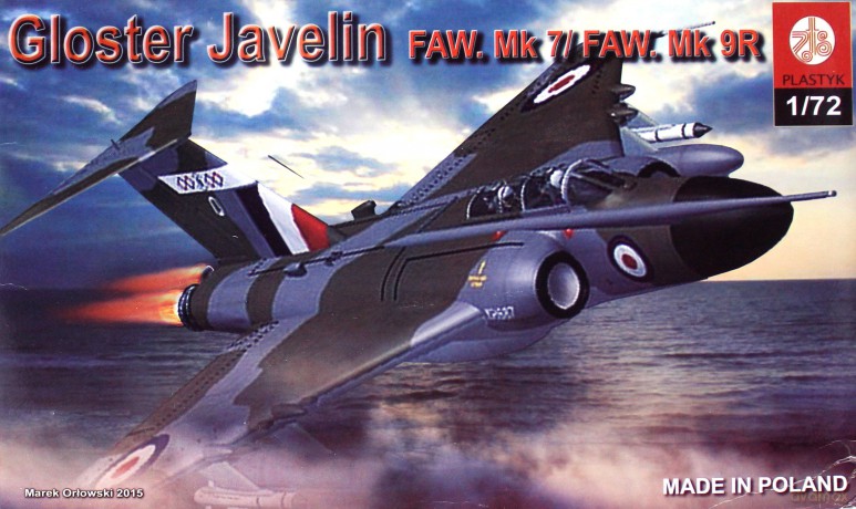 PLASTYK Gloster Javelin FAW.Mk. 7Mk.9 S-008 [MODELARSTWO]