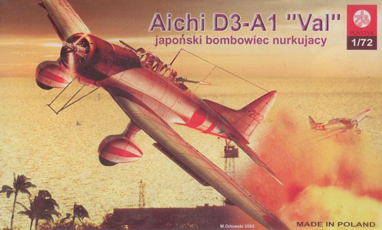 PLASTYK Aichi D3A1 Val S028 [MODELARSTWO]