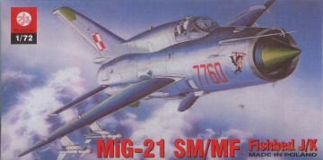 PLASTYK MiG21 SMMF Fishbed JK S-105 [MODELARSTWO]
