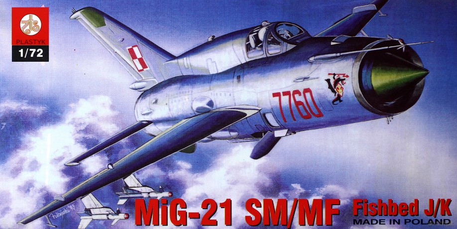 PLASTYK MiG21 SMMF Fishbed JK S-105 [MODELARSTWO]