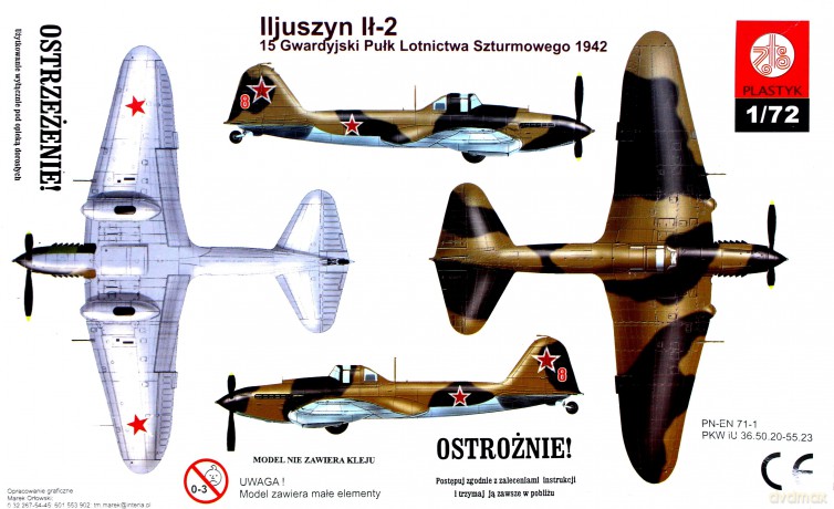 PLASTYK Iljuszyn IŁ2 S042 [MODELARSTWO]