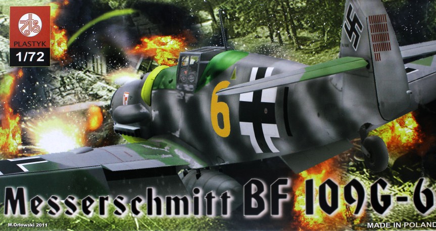 PLASTYK Messerschmitt BF 109G6R6 50 [MODELARSTWO]