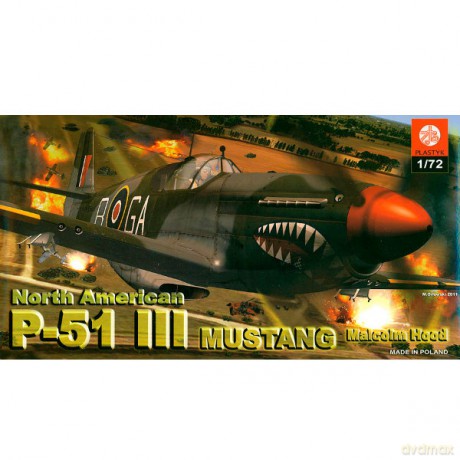 PLASTYK North American P51 III Mustang S-051 [MODELARSTWO]