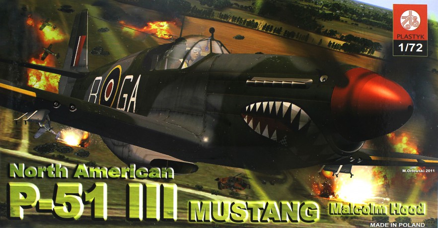 PLASTYK North American P51 III Mustang S-051 [MODELARSTWO]