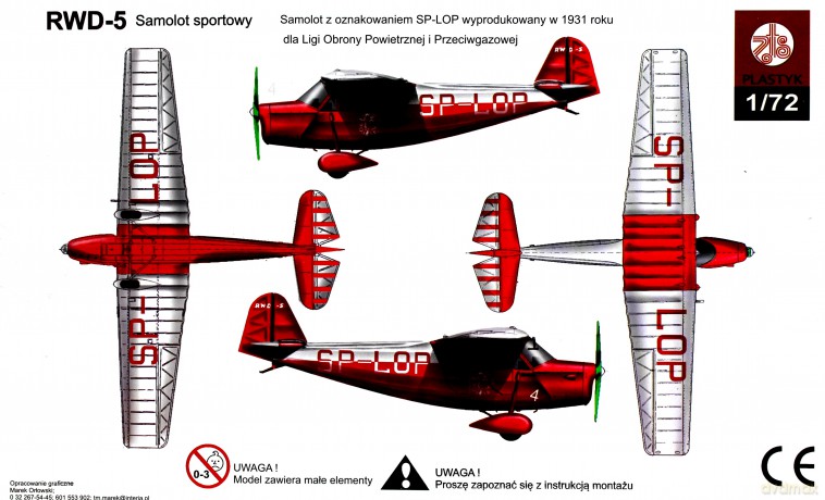 PLASTYK RWD-5 Sportowy S-052 [MODELARSTWO]