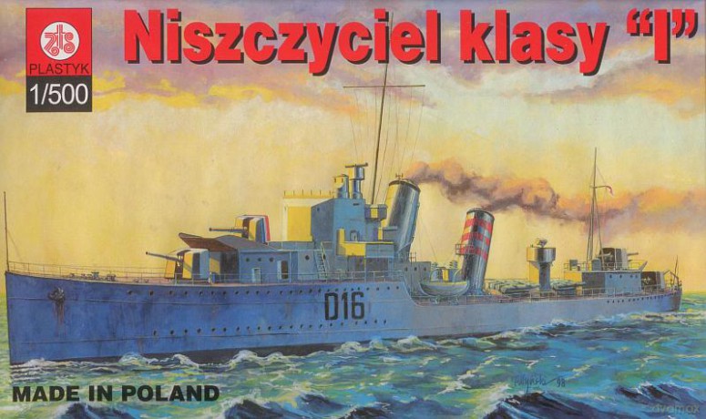 PLASTYK Niszczyciel klasy I S-015 [MODELARSTWO]