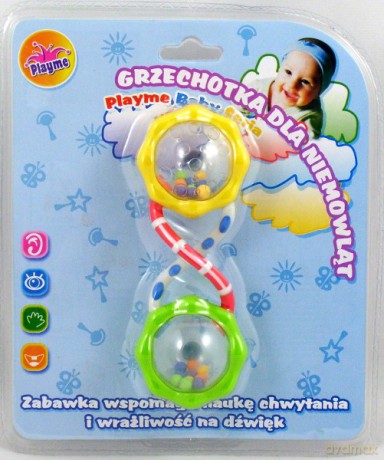 PLAYME Grzechotka ósemka GN-062-B499 [ZABAWKA]