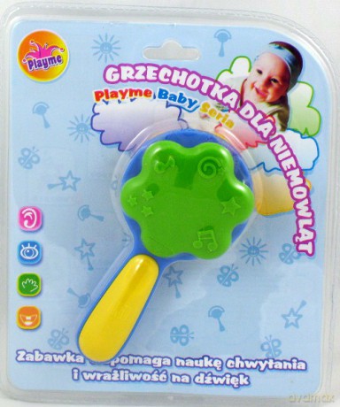PLAYME Grzechotka terkotka GN-065-B498 [ZABAWKA]