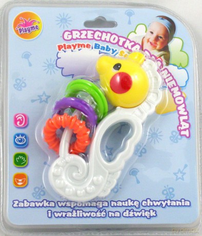 PLAYME Grzechotka konik morski GN-069-B505 [ZABAWKA]