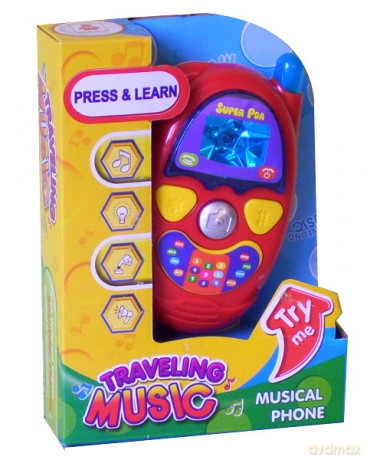 PLAYME Telefon dla malucha światło PO-933E-65051 [ZABAWKA]