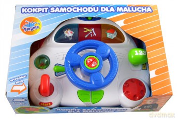 PLAYME Kierownica z kokpitem, dźwięk i PO-971-65109 [ZABAWKA]