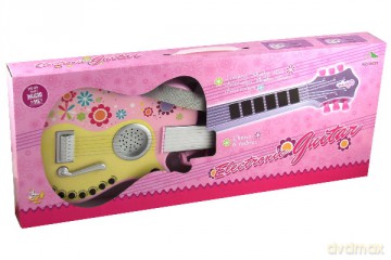 PLAYME Gitara Rock z muzyką (bateria) PO-974 [ZABAWKA]