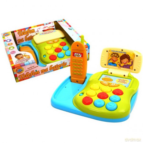 PLAYME Telefon na baterie z nagrywaniem PO-359-TT13 [ZABAWKA]