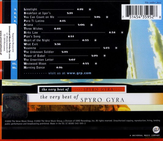 Spyro Gyra: Very Best Of Spyro Gyra [CD]