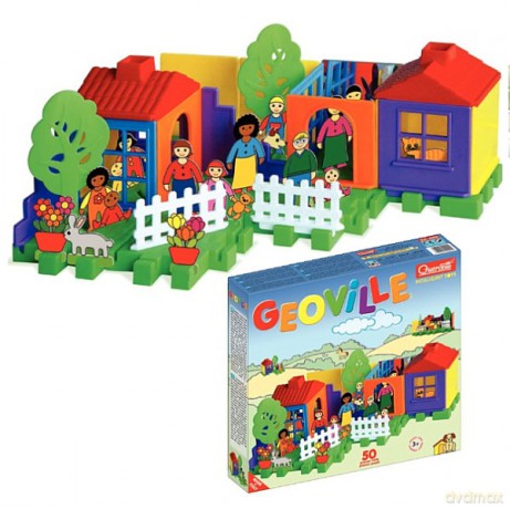 QUERCETTI GEOVILLE BUDOWA DOMU 50szt 4090 [KLOCKI]