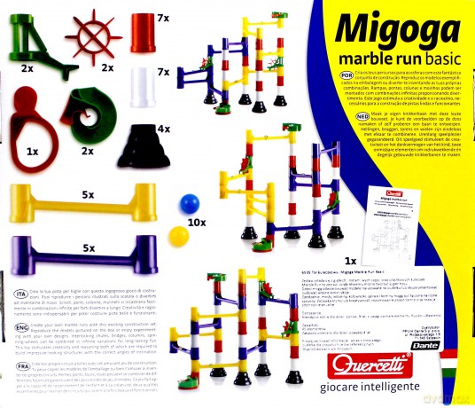 QUERCETTI Marble Run 43 szt 6535 [ZABAWKA]
