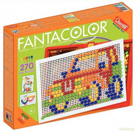 QUERCETTI FANTACOLOR MOZAIKA 10mm 270szt 952 [ZABAWKA]