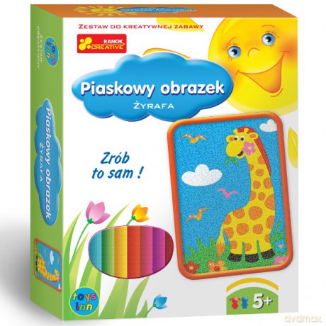 RANOK Piaskowe Obrazki Żyrafa 3004 [ZABAWKA]