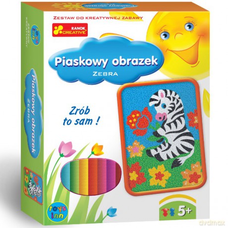 RANOK Piaskowe Obrazki Zebra 3006 [ZABAWKA]