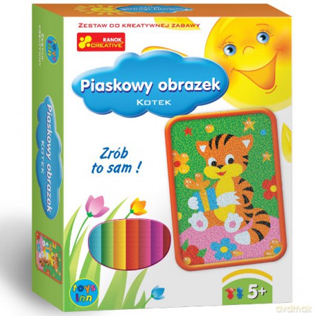 RANOK Piaskowe Obrazki Kotek 3007 [ZABAWKA]
