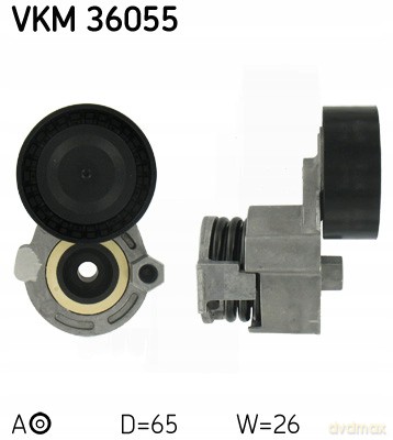 SKF VKM 36055 Rolka napinacza, pasek klinowy wielorowkowy Renault Nissan