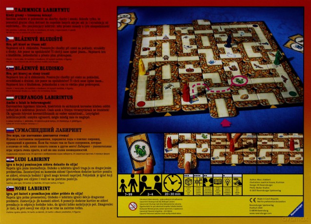 RAVENSBURGER GRA TAJEMNICE LABIRYNTU 264810 [GRA]