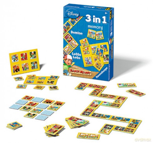 RAVENSBURGER GRA 3 W 1 PAN ZŁOTA RĄCZKA 220779 [GRA]