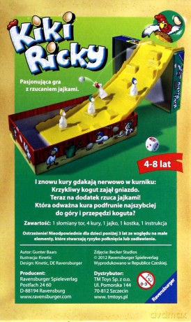 RAVENSBURGER Gra Kicky Ricky Mini 233496 [GRA]