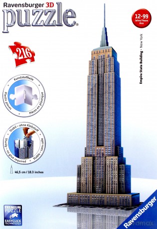 RAVENSBURGER 216 el. 3D Empire State Building 125531 [PUZZLE]