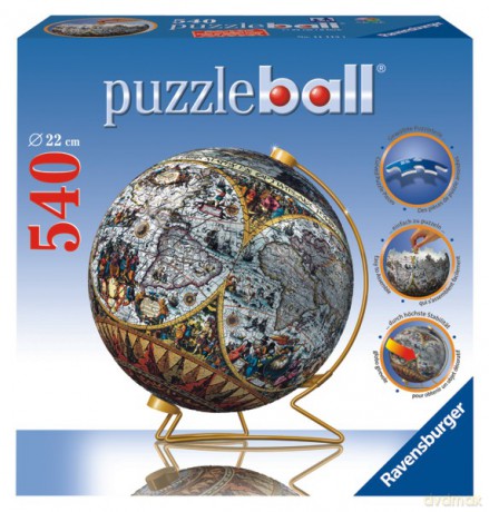 RAVENSBURGER 540 EL.KUL.HISTORYCZNA MAPA ŚWIAT 111312 [PUZZLE]