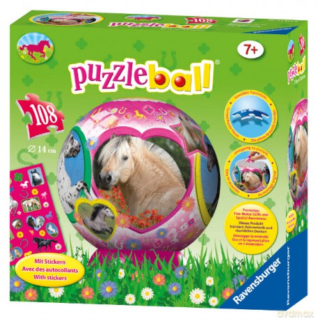 RAVENSBURGER 108 El. KULISTE KONIE 116140 [PUZZLE]