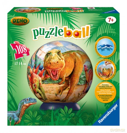 RAVENSBURGER 108 El. KULISTE DINOZAURY 116171 [PUZZLE]