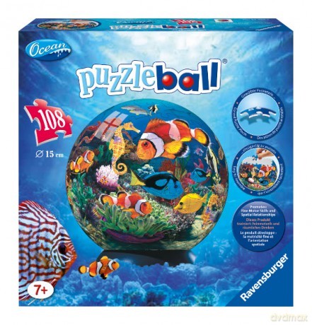 RAVENSBURGER 108 El. KULISTE OCEAN PUZZLE 113989 [PUZZLE]