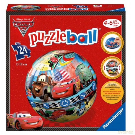 RAVENSBURGER 24 El. KUL. Auta 2 114795 [PUZZLE]