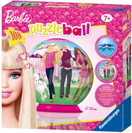 RAVENSBURGER 108 El. Kuliste Barbie 122233 [PUZZLE]