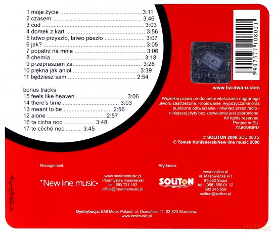 Ha-Dwa-O: Cud [CD]