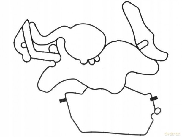 Uszczelka, pokrywa obudowy(obudowa skrzyni biegów) Elring 122.472 Audi Skoda VW Seat Porsche