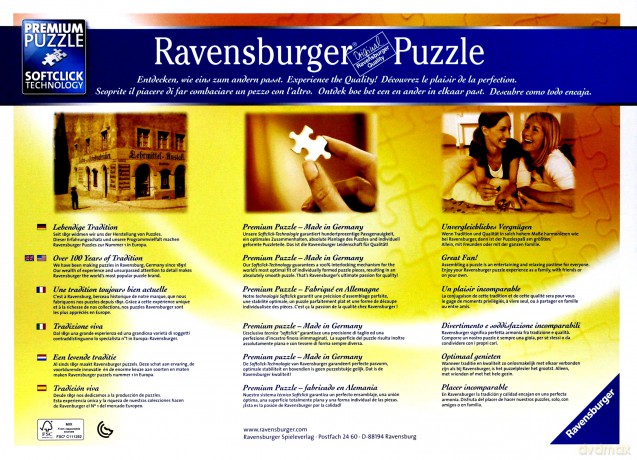 RAVENSBURGER 1000 el. SAN FRANCISCO PANORAMA 151042 [PUZZLE]