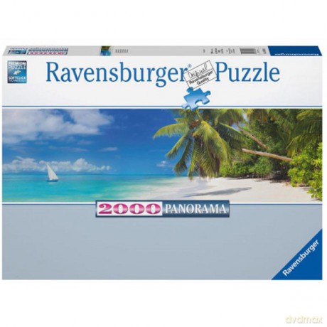 RAVENSBURGER 2000 El. Panorama, Rajska Plaża 166930 [PUZZLE]
