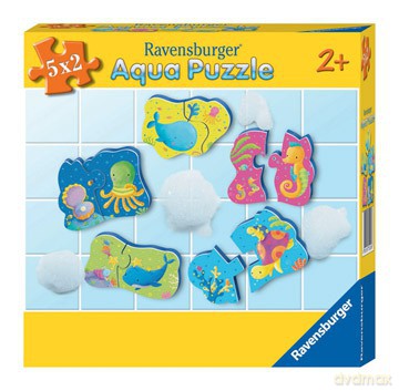 RAVEN 5X2 PUZZLE WODNE PODWODNY ŚWIAT 71814 [PUZZLE]