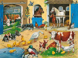 RAVENSBURGER 24 EL.PODŁOGOWE FARMA 53261 [PUZZLE]
