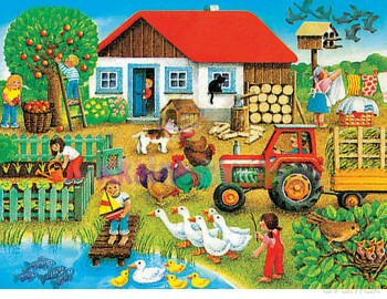 RAVENSBURGER 15 el. Gospodarstwo Domowe [PUZZLE]