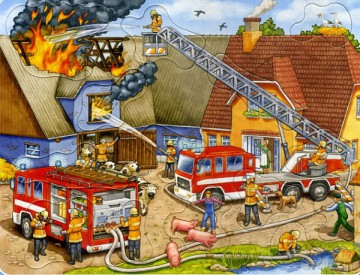 RAVENSBURGER 817 El. STRAŻ POŻARNA 60924 [PUZZLE]