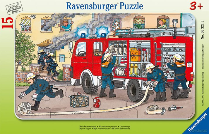 RAVENSBURGER 15 El. STRAŻ POŻARNA 63215 [PUZZLE]