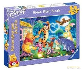 RAVENSBURGER 24 El. Podł. Kubuś z lampionami 71531 [PUZZLE]